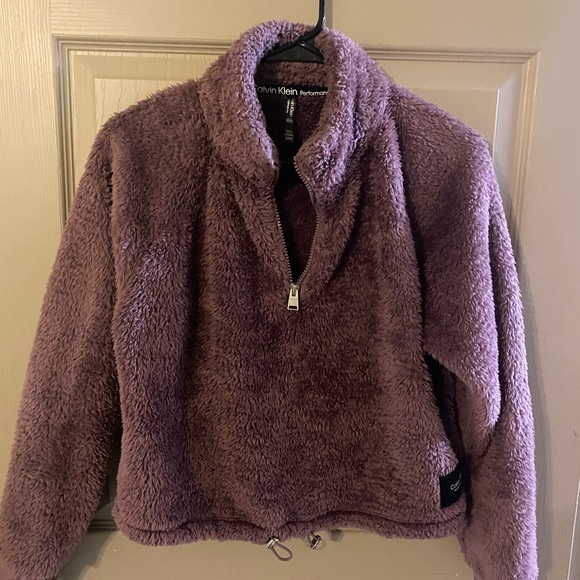 Calvin Klein Performance Cropped Sweater - Picture 2 of 3